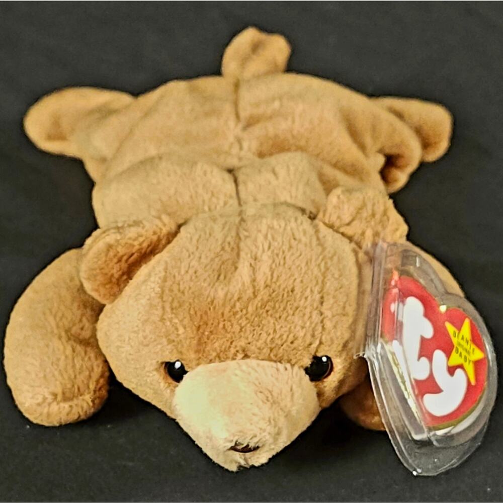 Ty Beanie Baby Cubbie – 1993 PVC Pellets – Tag Errors – Mint